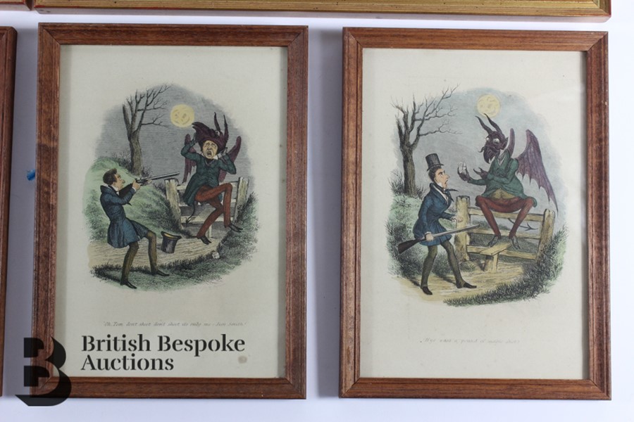 19th Century Satirical Engravings and Hunting Prints - Image 3 of 8