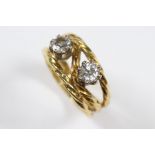 18ct Yellow Gold Diamond Ring