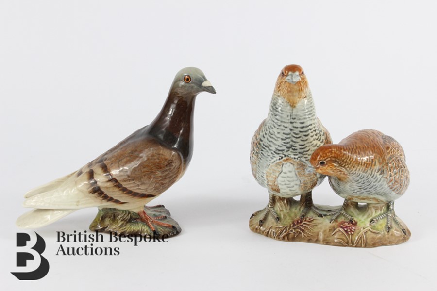 Pair of Beswick Partridge