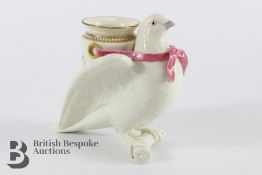 Late 19th Century Royal Worcester Dove Posy Vase