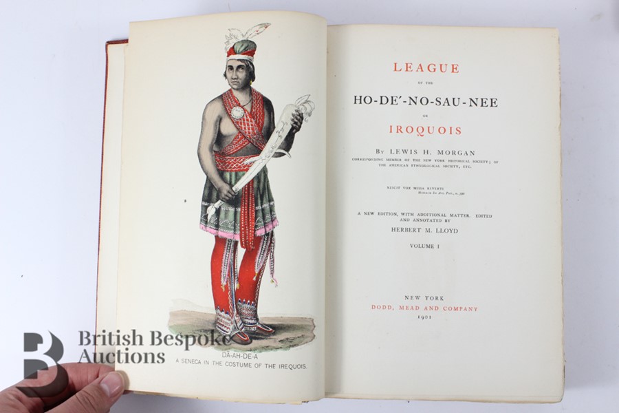 The League of the Iroquois 2 Vols 1901 and Report Indian Collection in Regent University 1850 - Image 21 of 31