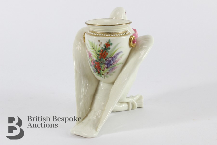 Late 19th Century Royal Worcester Dove Posy Vase - Image 3 of 11