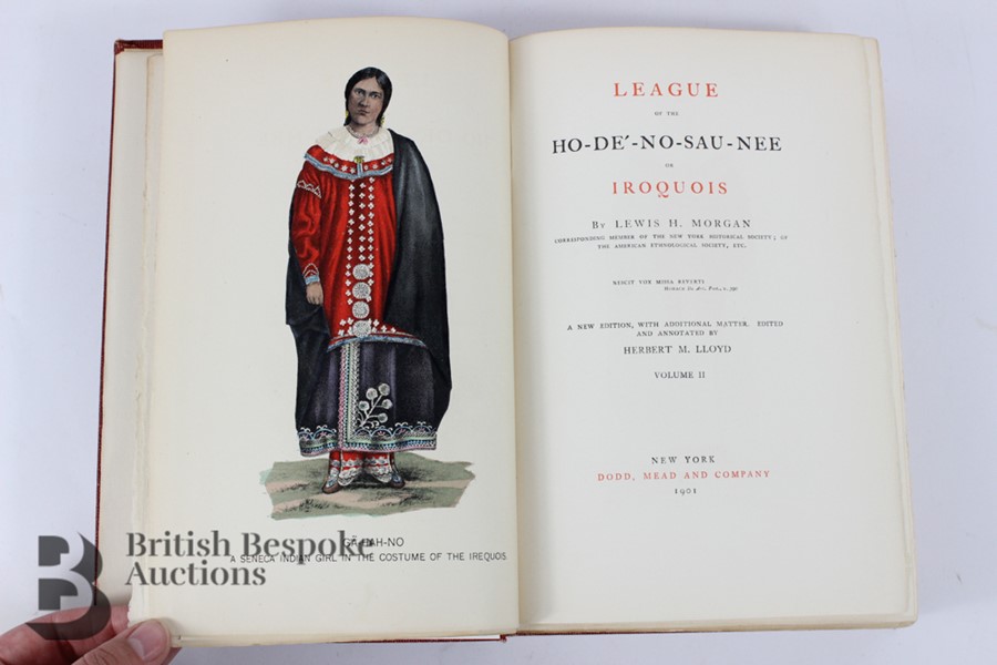 The League of the Iroquois 2 Vols 1901 and Report Indian Collection in Regent University 1850 - Image 12 of 31