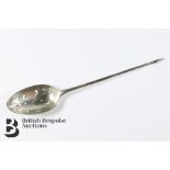 Georgian Silver Mote Spoon