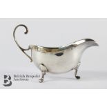 Edward VII Silver Sauceboat