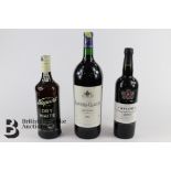Magnum of Laroche-Clauzet Medoc and Bottles of Port
