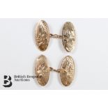 9ct Gold Cufflinks