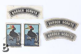 Rare Printed Cloth Insignia for the Border Scouts
