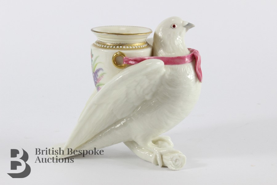 Late 19th Century Royal Worcester Dove Posy Vase - Image 2 of 11