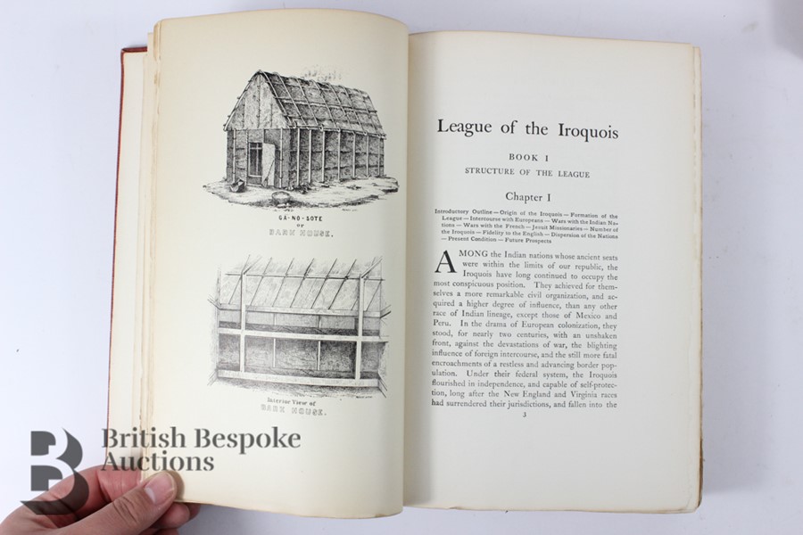 The League of the Iroquois 2 Vols 1901 and Report Indian Collection in Regent University 1850 - Image 19 of 31