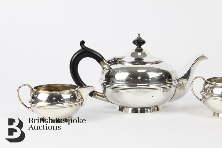 Silver Bachelor Tea Trio - Image 2 of 10