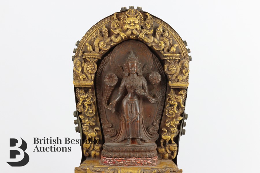 Indian Cast Bronze Figurine - Image 8 of 8