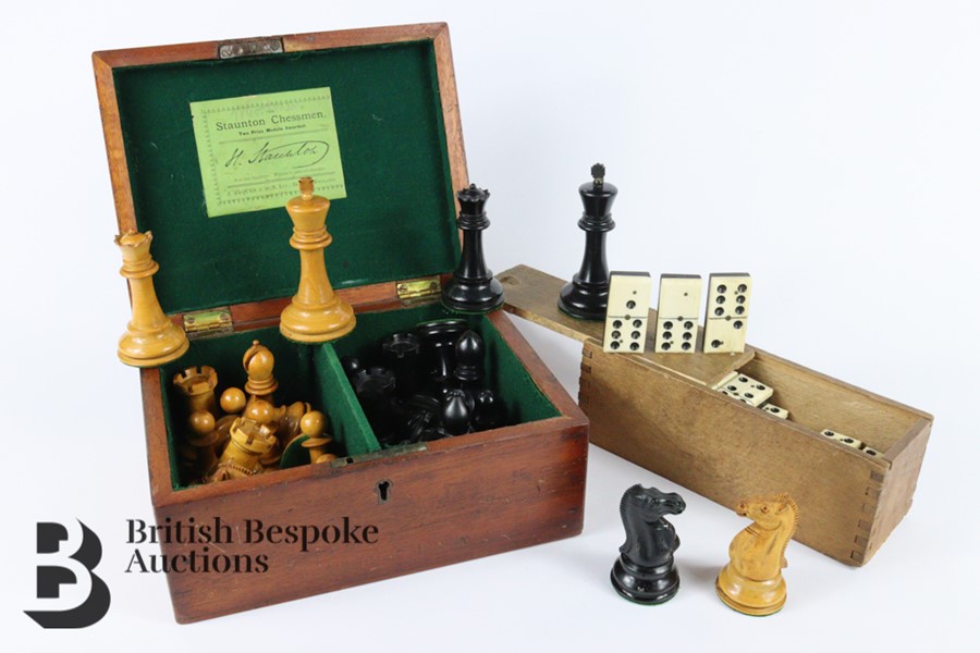 Staunton Chess Set - Image 8 of 15