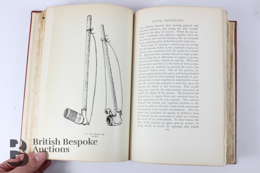 The League of the Iroquois 2 Vols 1901 and Report Indian Collection in Regent University 1850 - Image 16 of 31