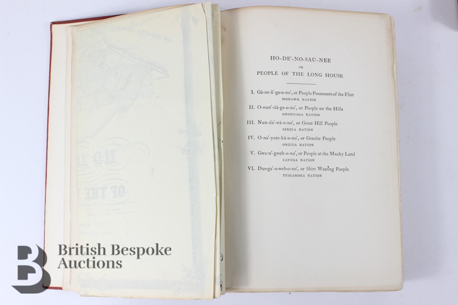 The League of the Iroquois 2 Vols 1901 and Report Indian Collection in Regent University 1850 - Image 22 of 31