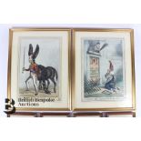 19th Century Satirical Engravings and Hunting Prints