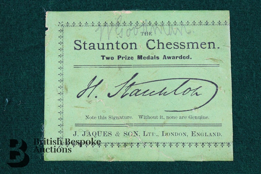 Staunton Chess Set - Image 15 of 15