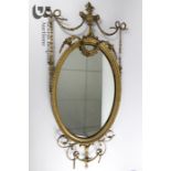 Regency Oval Gilt Mirror