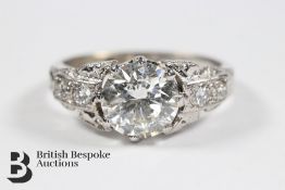 Stunning Platinum and Diamond Ring