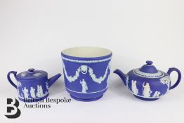 Wedgwood Tea Pots and Jardinière