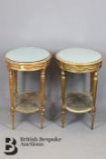 Near Pair of 19th Century Side Tables