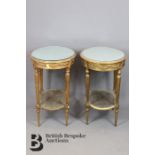 Near Pair of 19th Century Side Tables