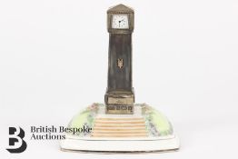 Rare SAS Limited Edition Royal Worcester Silver SAS Clock Tower