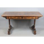 William IV Mahogany Library Table