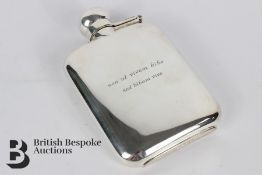 Attractive Silver Hip Flask