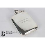 Attractive Silver Hip Flask