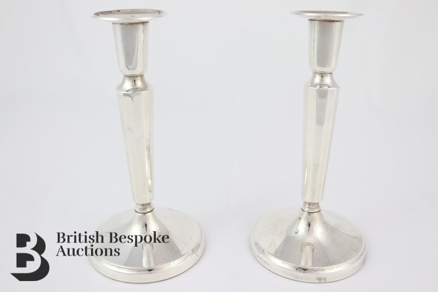 Ceson Swedish Silver Candlesticks