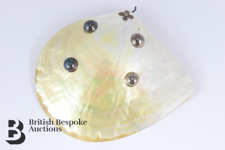 Elegant Mother of Pearl Shell Dish - Image 2 of 6