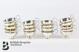 Eighteen Swedish Silver Punch Cups