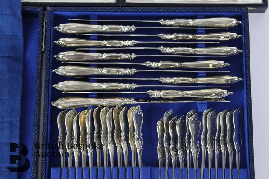 GAB Swedish Silver Flatware Service - Image 4 of 8