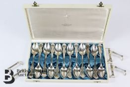 Boxed Set of Swedish Silver Teaspoons