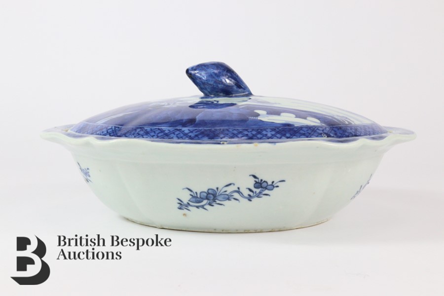 Blue and White Chinese Tureen and Cover - Image 3 of 6