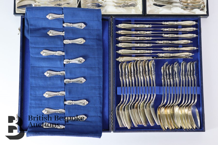 GAB Swedish Silver Flatware Service - Image 3 of 8