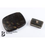 Tortoiseshell Snuff Box