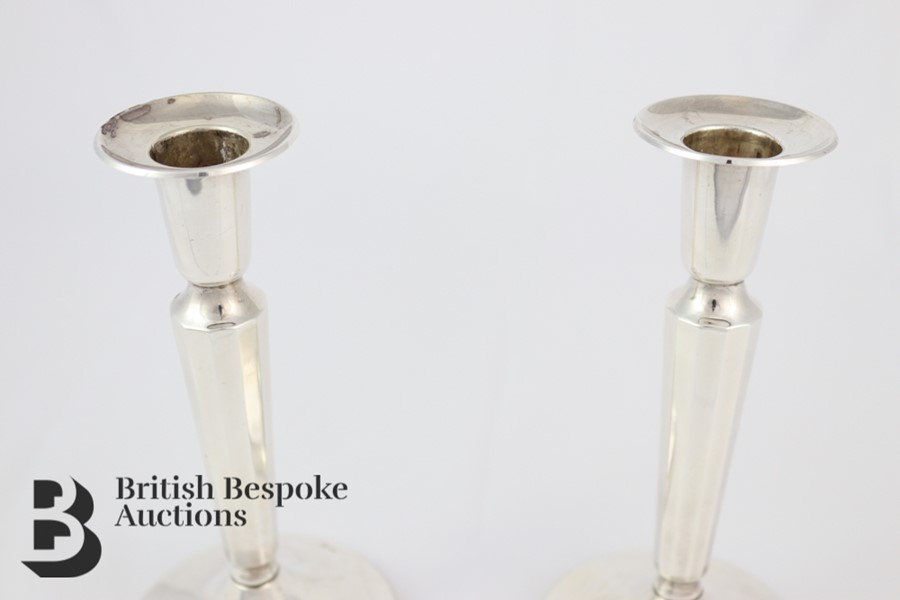 Ceson Swedish Silver Candlesticks - Image 2 of 4