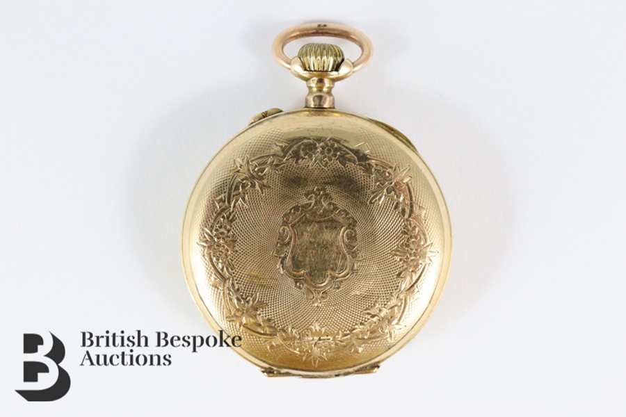 14ct Yellow Gold Ladies Pocket Watch - Image 4 of 5