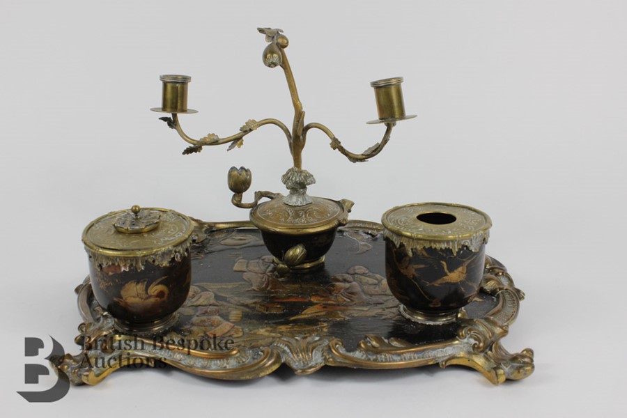 19th Century Chinoiserie Ink Stand