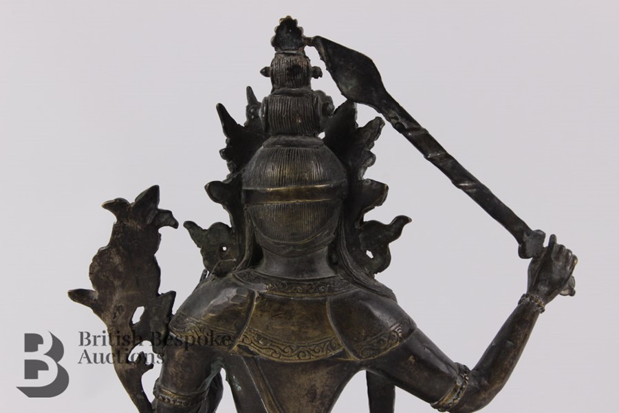 Indian Bodhisattva Figurine - Image 8 of 9