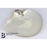 Elegant Mother of Pearl Shell Dish