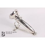 Edwardian Silver Plated Car Posy Holder