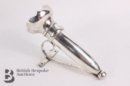 Edwardian Silver Plated Car Posy Holder