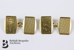 Pair of 18ct Gold Cufflink's