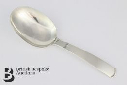 Swedish Silver Serving Spoon