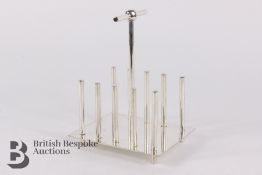 A Silver Plated Toast Rack