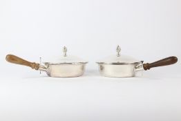 Pair of Victorian Silver Plate Entrée Dishes