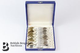 G.A.B Swedish Silver Teaspoons